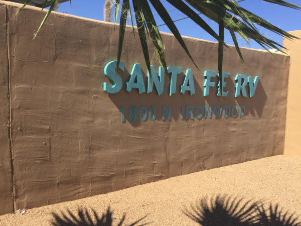 Roof repair at Santa Fe RV Park